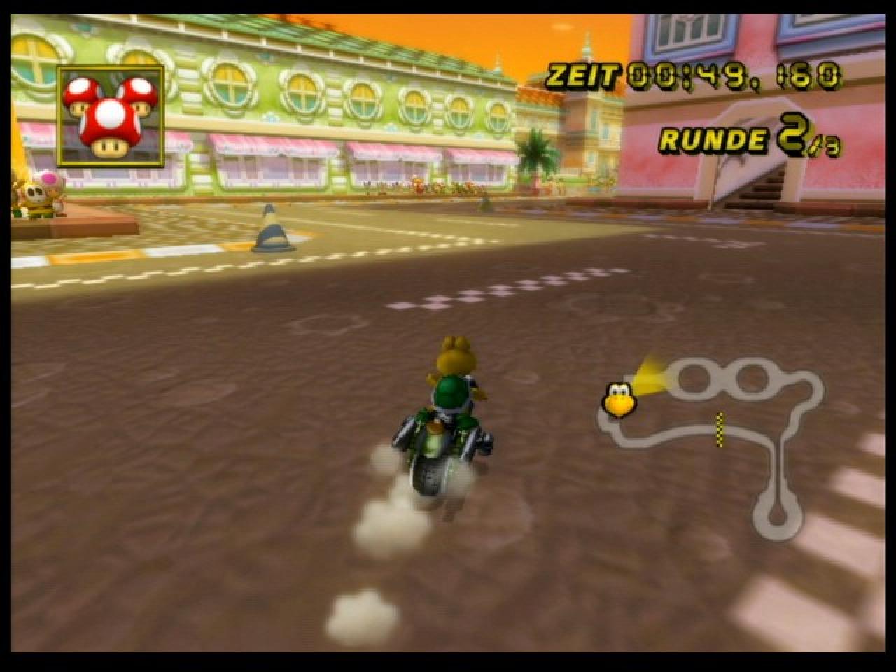 [28/04/2008] Mario Kart - Im Mehrspieler-Modus eine Runde Mario Kart. Ihr habt Recht, das darf natürlich nicht fehlen.- Leser-Vorschlag