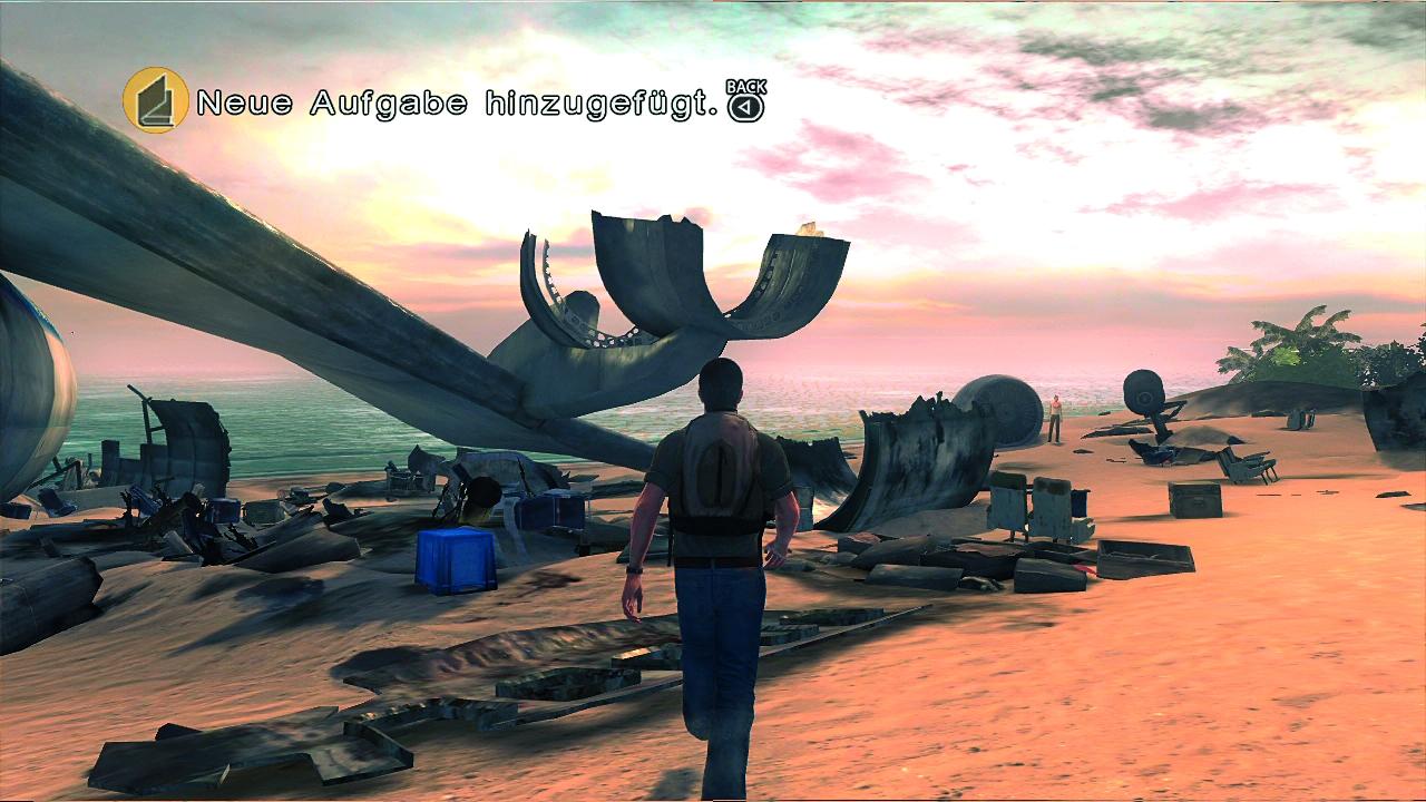 [14/04/2008] Lost: Das Spiel (Via Domus) - Die Geschichte im Spiel verläuft parallel zur Serienhandlung. Diese Szene spielt kurz nach dem Absturz.