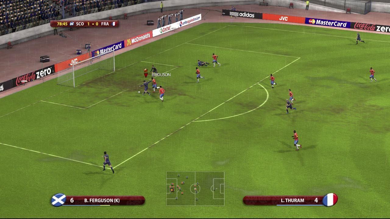[16/04/2008] Xbox 360 - UEFA Euro 2008 - In diesem Szenario müssen Sie – wie in der EM-Quali – mit den Schotten die Franzosen ärgern.