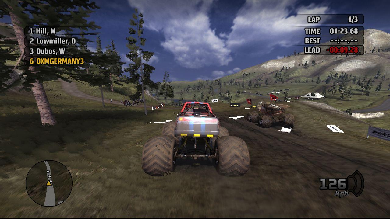 [23/04/2008] Die Monster Trucks sind die größten Fahrzeuge in MX vs. ATV Untamed.