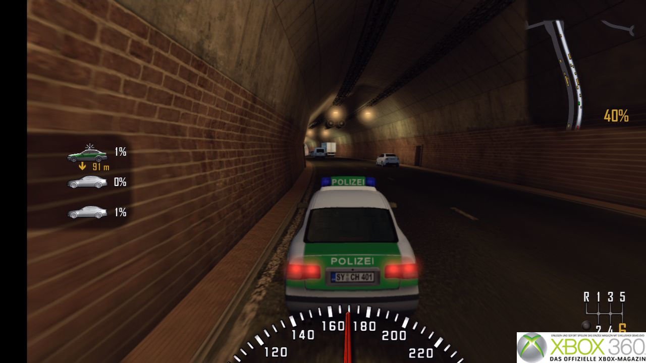[09/05/2008] OXM - Xbox 360 - Alarm für Cobra 11: Crash Time - Um die Mission zu erfüllen, müsst ihr den Flüchtling für drei Sekunden an Ort und Stelle halten.