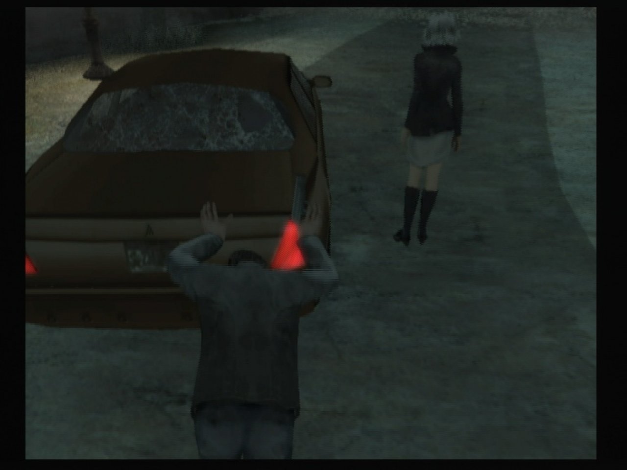 [19/06/2008] Bei diesem Wagen hilft auch anschieben nichts, an anderer Stelle bringt der Muskeleinsatz aber was. (Alone in the Dark, Wii)