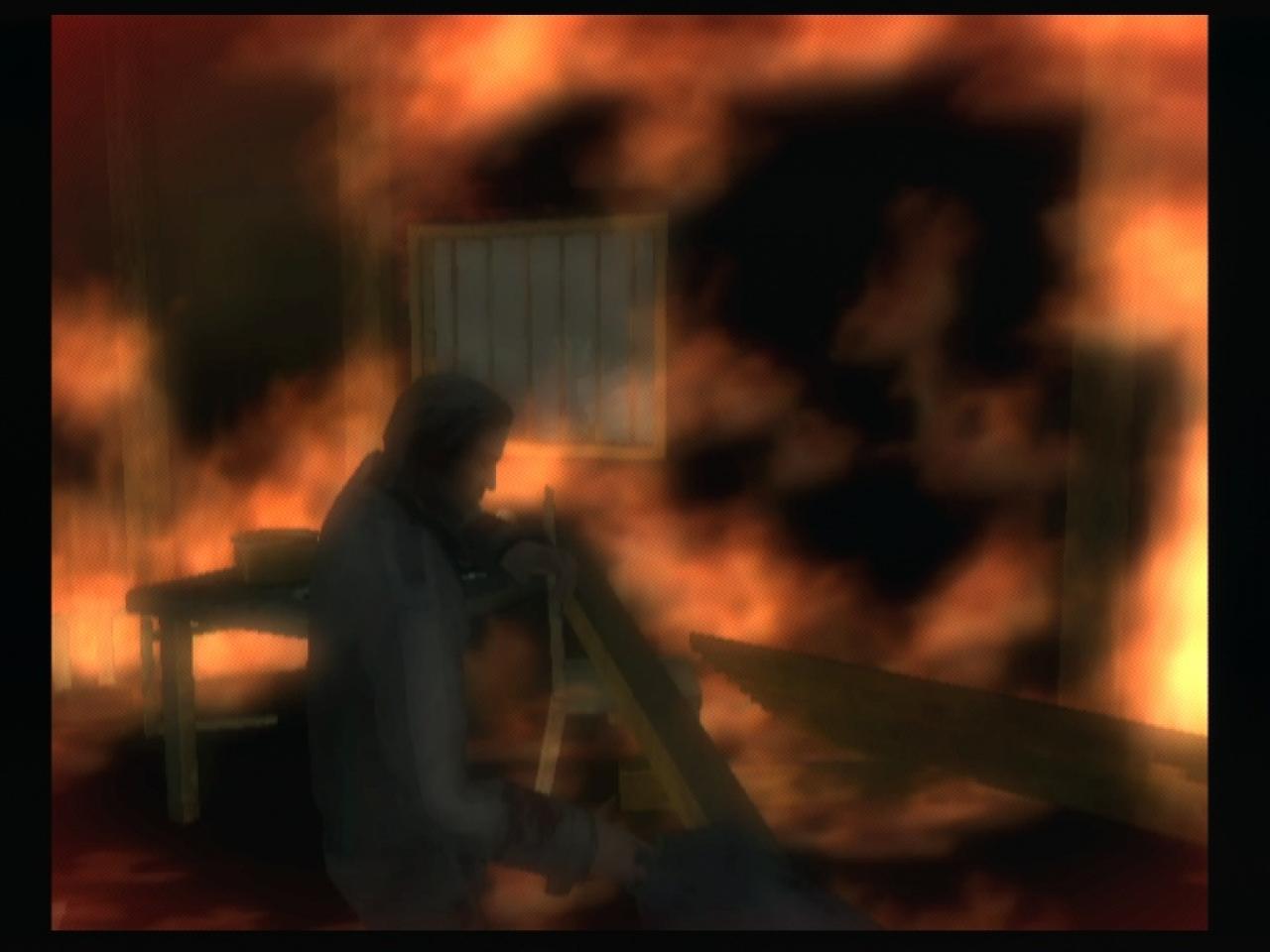 [19/06/2008] Dieses Feuer müsst ihr legen, um in letzter Sekunde durch eine verbrannte Wand zu entkommen. (Alone in the Dark, Wii)