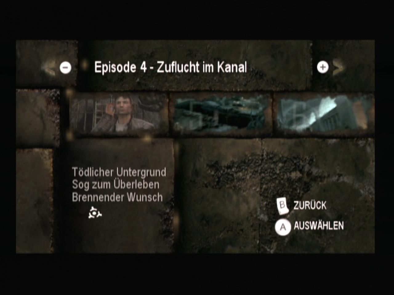 [19/06/2008] Von Anfang an stehen euch alle Kapitel und Levels zur freien Anwahl offen. Das hat Vor- und Nachteile. (Alone in the Dark, Wii)