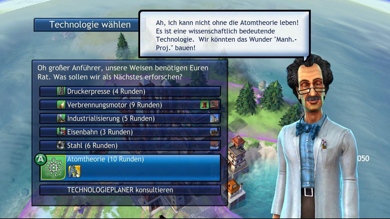 [10/06/2008] Manche Dinge ändern sich nie: Forschung war in den Vorgängern einer der Schwerpunkte im Spielprinzip.