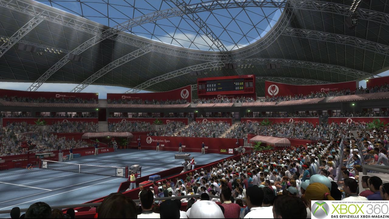 [09/06/2008] Die Center Courts im Spiel sehen allesamt beeindruckend aus.