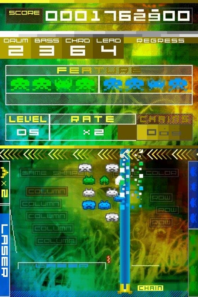 [25/07/2008] Space Invaders Extreme (DS), Hersteller: Koch Media, Bild: N-ZONE