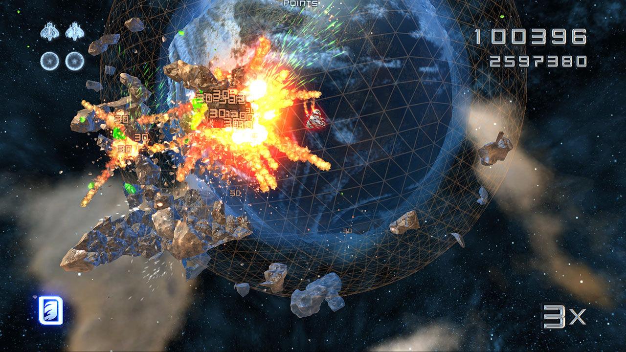 [17/07/2008] Super Stardust HD - ab 7,99 Euro - Der Twinstick-Shooter bietet coole Weltraum-Action mit geilen Partikel-Effekten. Der Schwierigkeitsgrad ist sehr ordentlich. Wer einen 3D-Fernseher hat, sieht die fette 3D-Effekte.