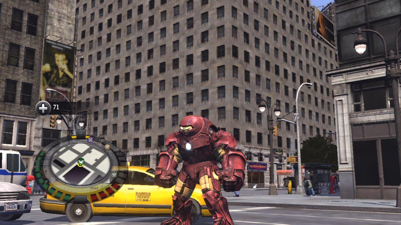 [14/07/2008] Neun spielbare Charaktere sind freispielbar, darunter Hulk in Iron-Man-Rüstung.