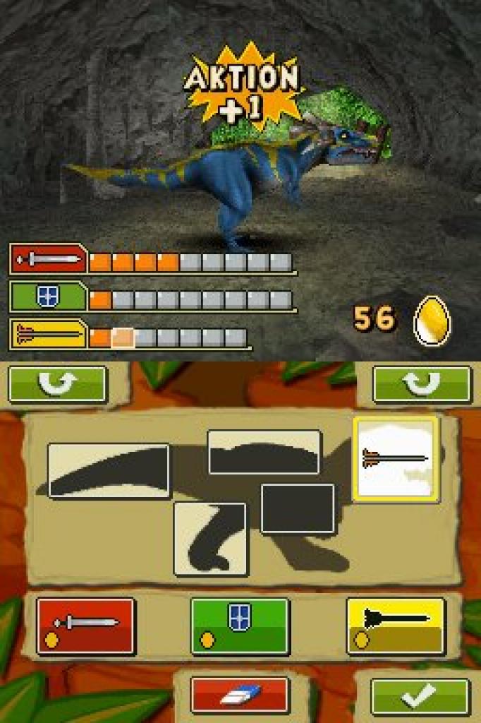 [19/08/2008] (2008) Dinos trainieren und diese anschließend gegen die Echsen anderer Spiele antreten lassen? Kampf der Giganten - Dinosaurier für den Nintendo DS machte es möglich. 