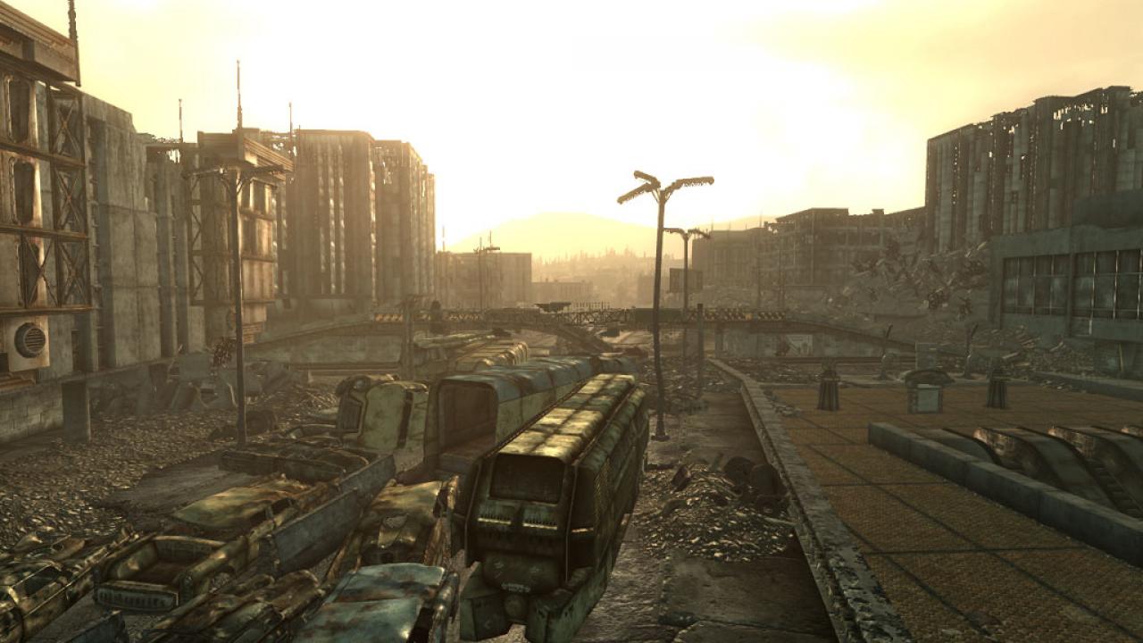 [30/08/2008] Fallout 3: Beklemmend schöner Sonnenuntergang.