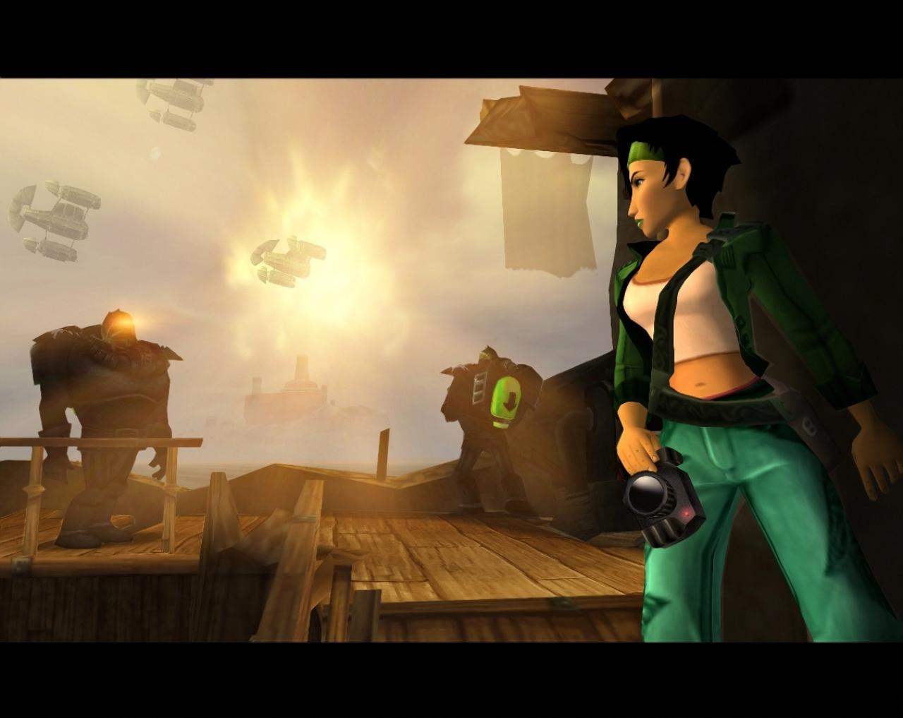 [01/08/2008] Beyond Good & Evil (PS2, Xbox & PC) Die Geschichte rund um Photo-Journalistin Jade war als Trilogie geplant. Nachdem sich Beyond Good & Evil aufgrund starker Konkurrenz nur mäßig verkaufte, wurde es still um die Serienpläne. Erst fünf Jahre später enthüllte Ubisoft auf den UbiDays 2008 Beyond Good & Evil 2.
