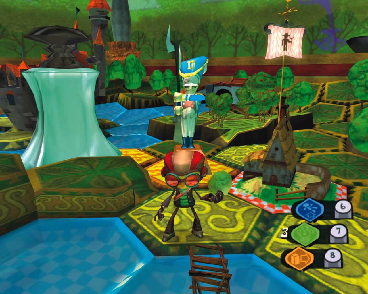[01/08/2008] Psychonauts (PS2, Xbox & PC) Ein ebenso skurriles wie geniales Action-Adventure. Screenshots zeigten Psychonauts leider von der Seite, die der Schokoladenseite gegenüber liegt. 