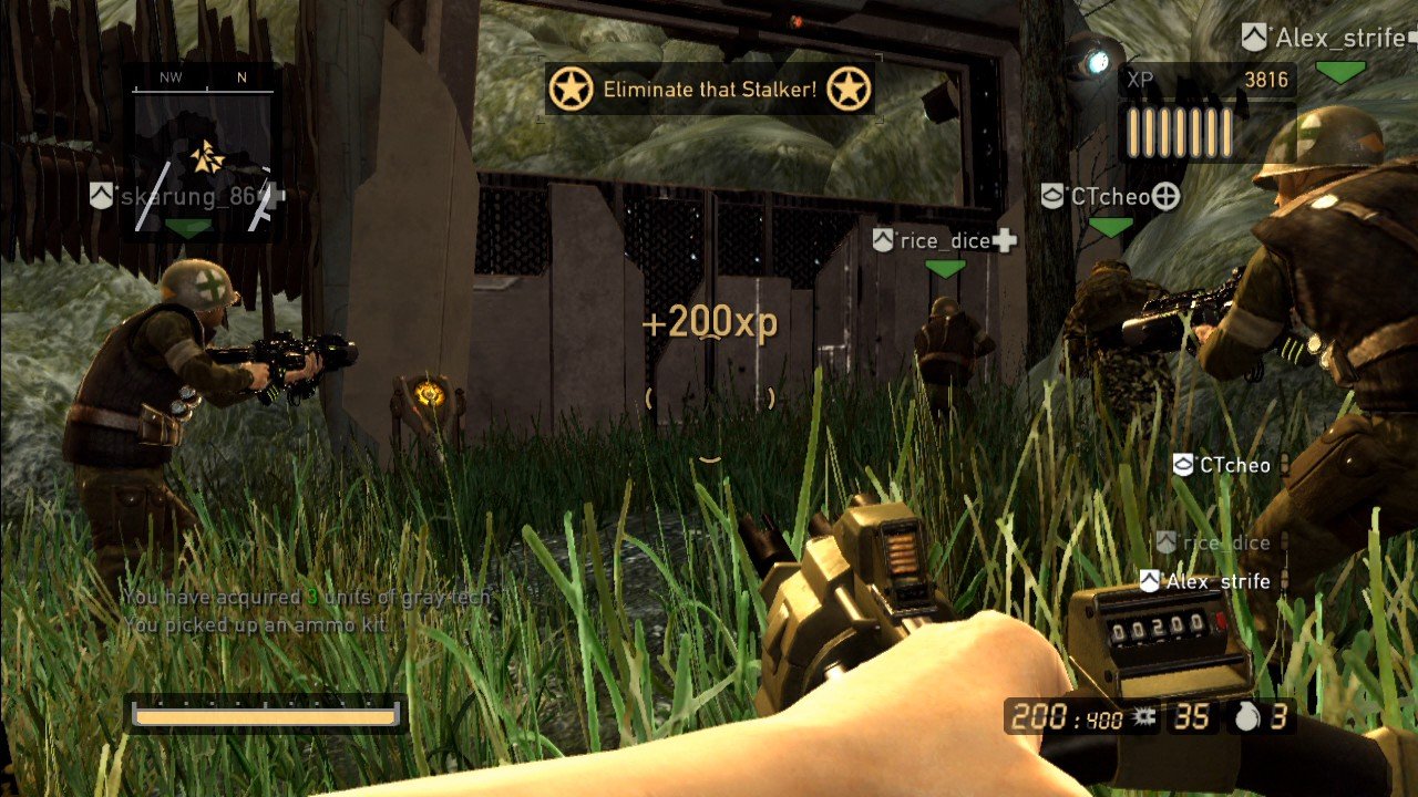 [28/10/2008] Resistance 2 Beta: Im Koop-Modus wartet hinter jedem Tor eine neue Überraschung. Es ist nett, wie man auf den riesigen Maps von Missionsziel zu Missionsziel hastet.