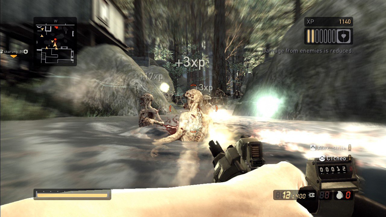 [28/10/2008] Resistance 2 Beta: Das Wasser im Spiel wirkt eher wie Gel. Wie ihr seht, suchen wir die Mängel hier wirklich mit der Lupe.