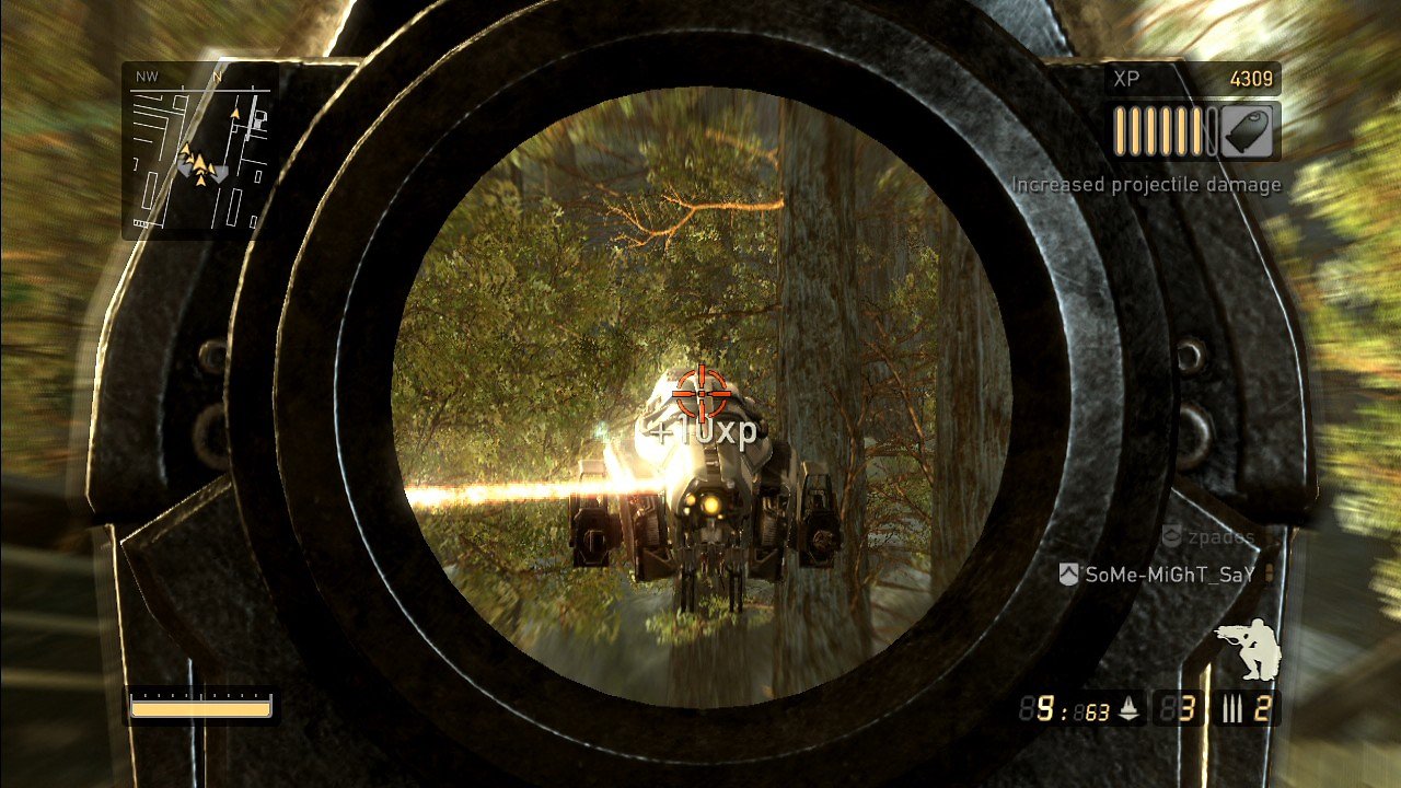 [28/10/2008] Resistance 2 Beta: Natürlich darf ein Sniper-Gewehr nicht fehlen. Dieses Modell ist jedoch eher eine Universalknarre mit nur leichter Vergrößerung.