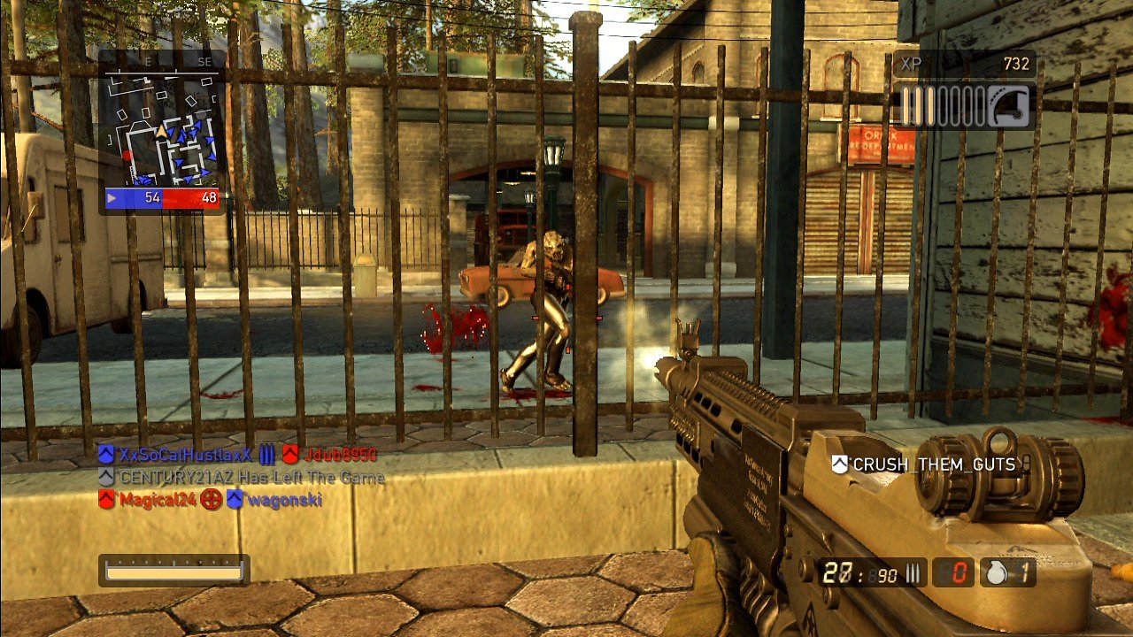 [28/10/2008] Resistance 2 Beta: Lustig. Hier trafen wir einen - achtung, Wortwitz! - Zaungast.