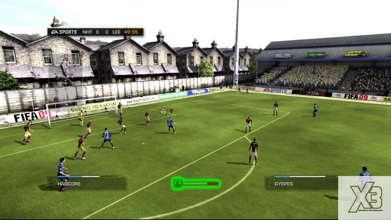 [13/10/2008] FIFA 09: Im Be-a-Pro-Modus kickt ihr als Zweitligist auf kleineren Plätzen.