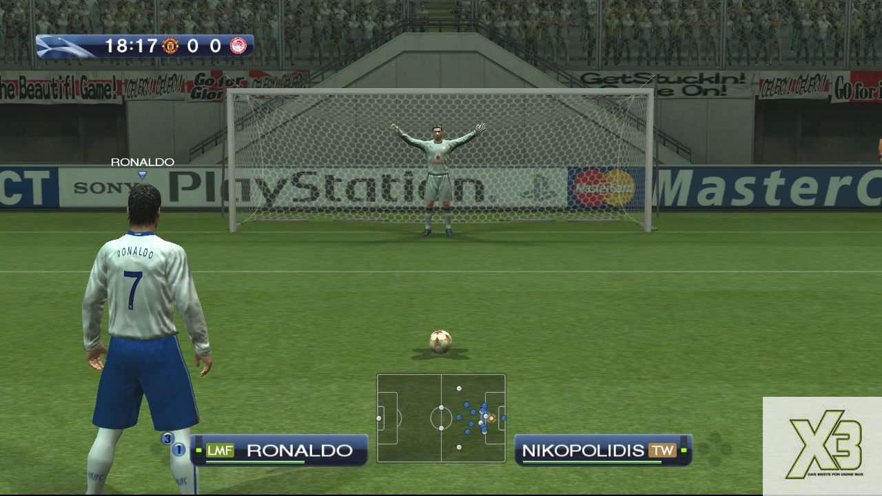 [13/10/2008] PES 2009: Elfmeter gehen viel zu häufig daneben.