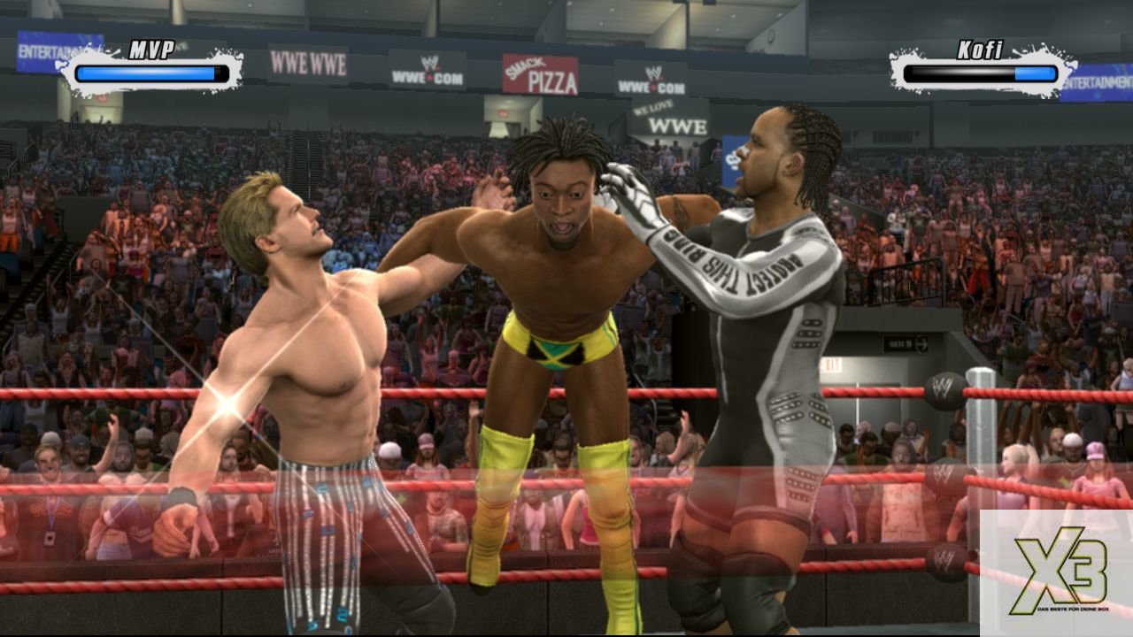 [13/10/2008] Neue Double-Team-Moves bringen mehr Abwechslung in Tag-Team-Matches.