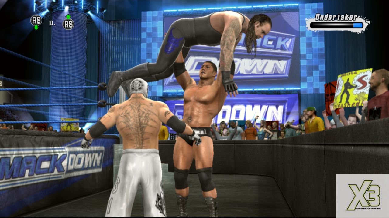 [13/10/2008] In der Koop-Storyline dürft ihr „The Animal“ Batista oder Rey Mysterio steuern.