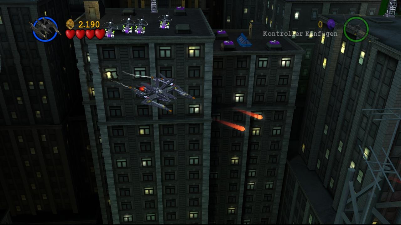 [13/10/2008] Auch Batmans diverse Fortbewegungsmittel (hier das Batwing) kommen zum Einsatz.