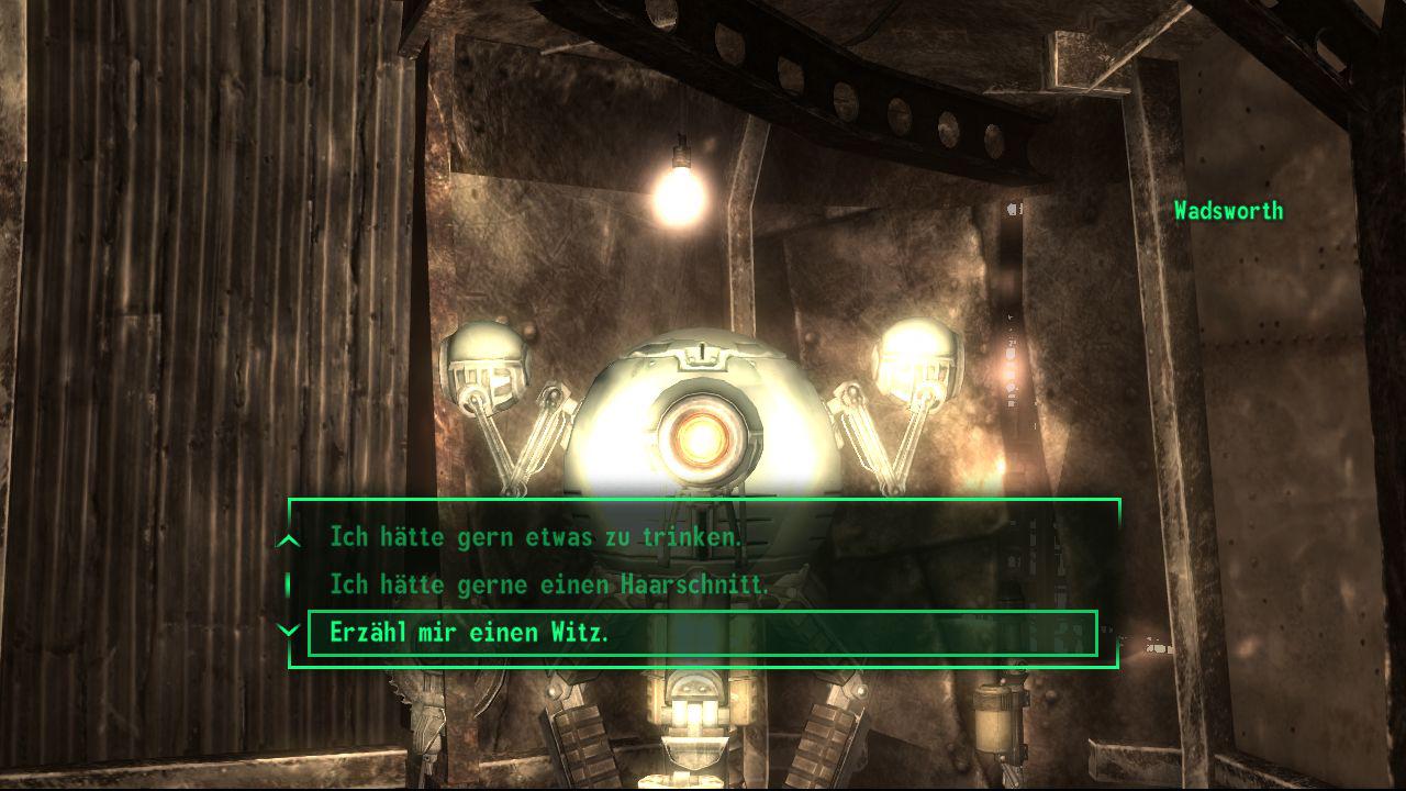 [14/10/2008] Euer Robo-Diener Wadsworth hat viele Witze parat.