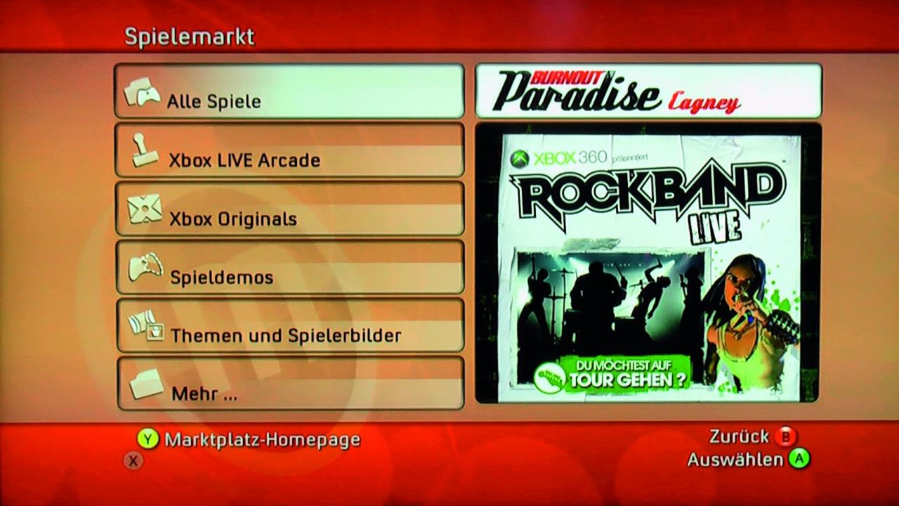 [24/10/2008] 22. September 2006: Video-Store auf Xbox Live USA gestartet. Ein SD-Streifen kostet 250 Punkte, einer in HD-Qualität 380 Punkte.