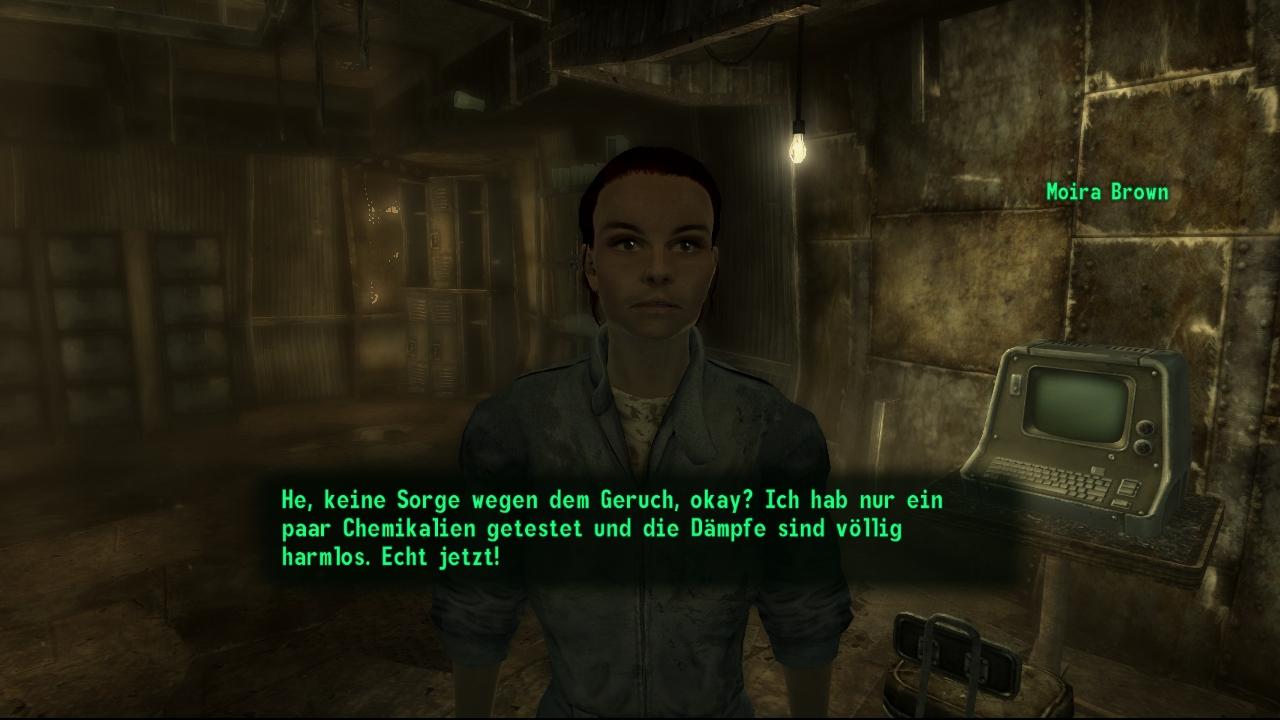 [05/11/2008] Quatsch nich’: Die Dialoge sind großartig geschrieben und die deutsche Vertonung wirklich professionell gelungen. (BILD: Bethesda)
