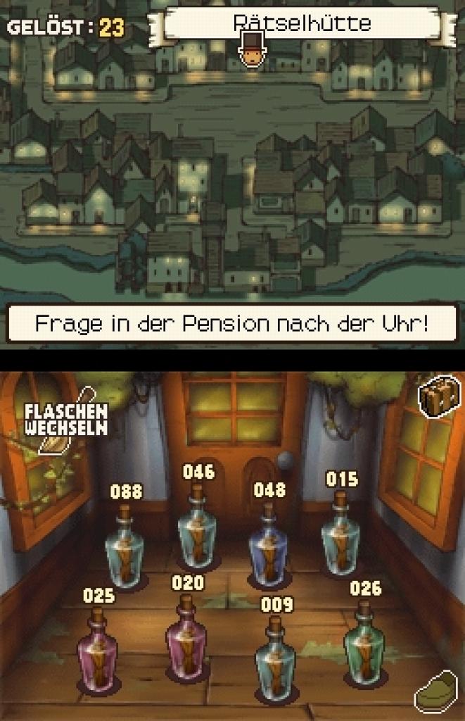 [21/11/2008] Professor Layton und das geheimnisvolle Dorf - Nintendo DS (BILD: N-ZONE) (7)