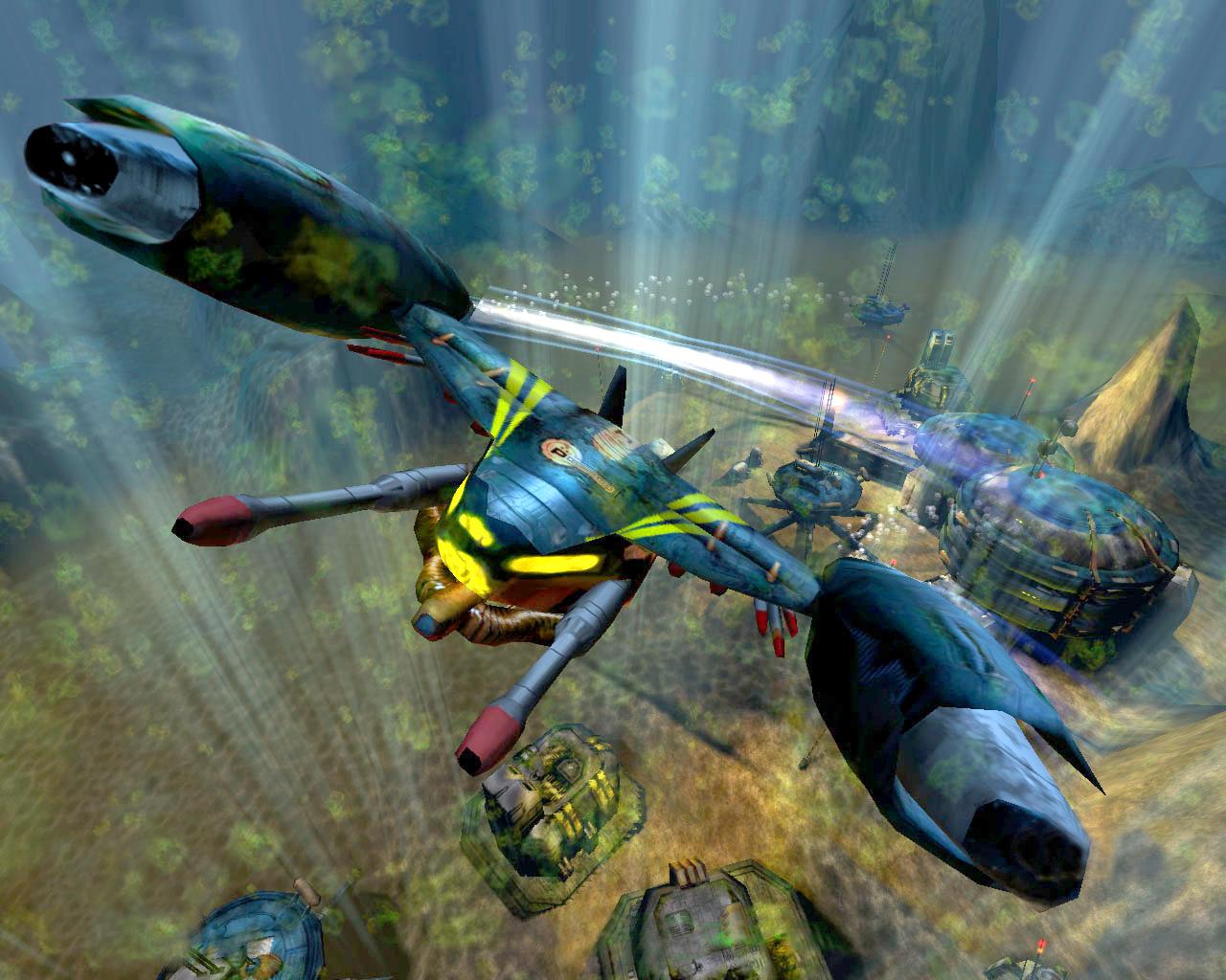 [20/11/2008] Aquanox, 2001Der indirekte Nachfolger zu Schleichfahrt sah seinerzeit nicht nur spitzenmäßig aus, sondern bot auch spannende Action am Fließband. Die Handlung war allerdings nichts weiter als schmückendes Beiwerk. Zwei Jahre später folgte das Sequel Aquanox 2: Revelation.
