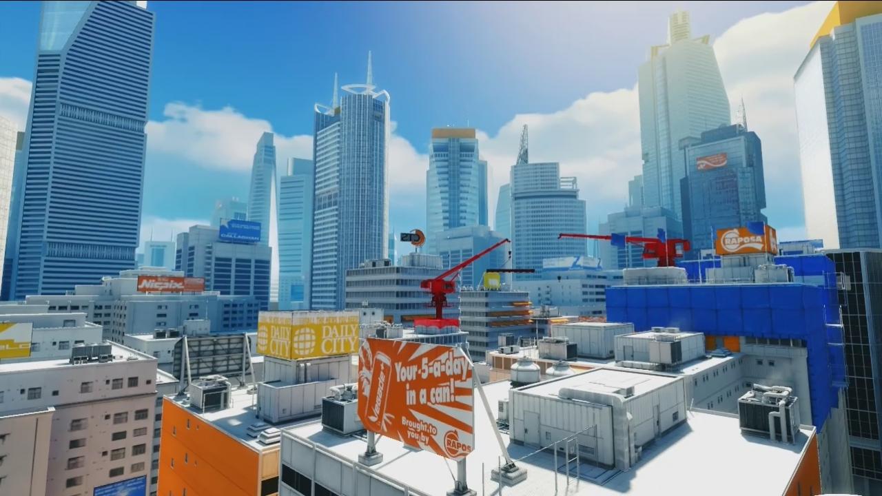 [20/11/2008] Die Stadt von Mirror's Edge in Weiß getaucht.