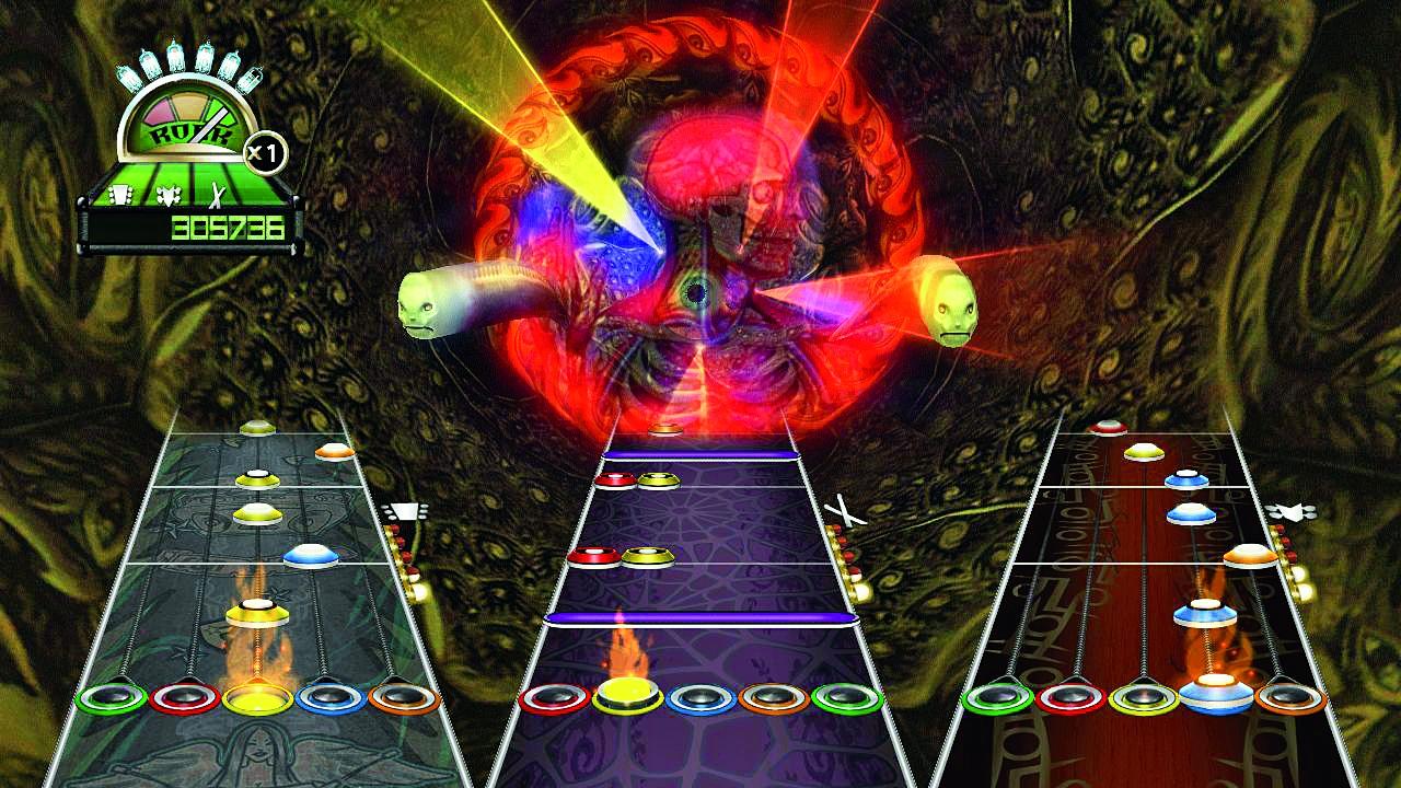 [21/11/2008] Künstlerisch: Bei den drei Tool-Songs erscheint dieses spezielle Artwork. Die Tool-Fans in der Redaktion waren hin und weg. (BILD: play³)