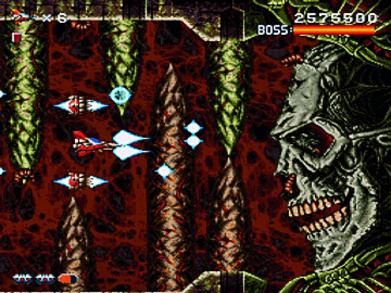 [17/12/2008] Rendering Ranger (1995)Verantwortlich für diesen feinen Mix aus 2D-Weltraum-Shooter und Jump & Run zeichnet Turrican-Erfinder Manfred Trenz. Kurios: Erschienen ist das Spiel nur in kleiner Auflage in Japan, entsprechend teuer ist das Liebhaber­stück. Der Kauf lohnt sich dennoch, treibt der Ranger das SNES technisch doch an seine Grenzen. Die Raumschiff-Levels samt dicker Endbosse geben dabei deutlich mehr her als die spielerisch durchschnittlichen Hüpfpassagen.