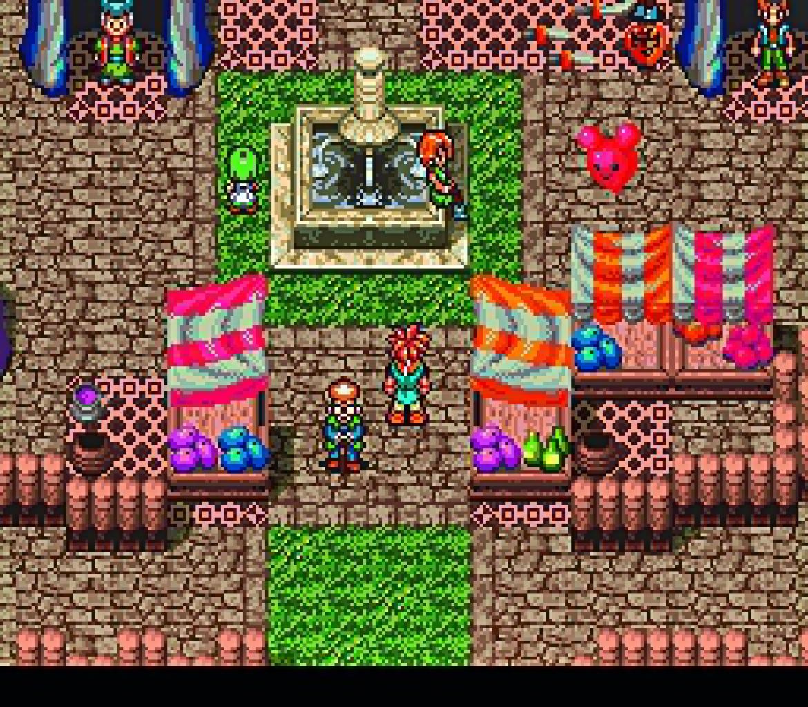 [17/12/2008] Chrono Trigger (1995)Japanische Knuddelrollenspiele gibt es viele auf dem SNES. Eines der schönsten ist wohl Chrono Trigger, das es nicht mehr nach Deutschland geschafft hat. Anders als etwa in Final Fantasy 3 (auch top!) sieht der Spieler in der Oberwelt seine Gegner und kann Kämpfen bei seiner Reise durch die Zeit so auch ausweichen. Wer von dieser Art Spiele nicht genug bekommt, dem seien auch die Secret of Mana-Abenteuer sowie das Super Mario-RPG ans Herz gelegt.