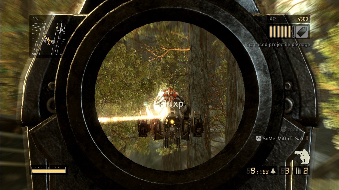 [11/12/2008] Resistance 2 (PS3) - In die Ferne: Ein Sniper Rifle darf in Resistance 2 natürlich nicht fehlen. (BILD: play³)