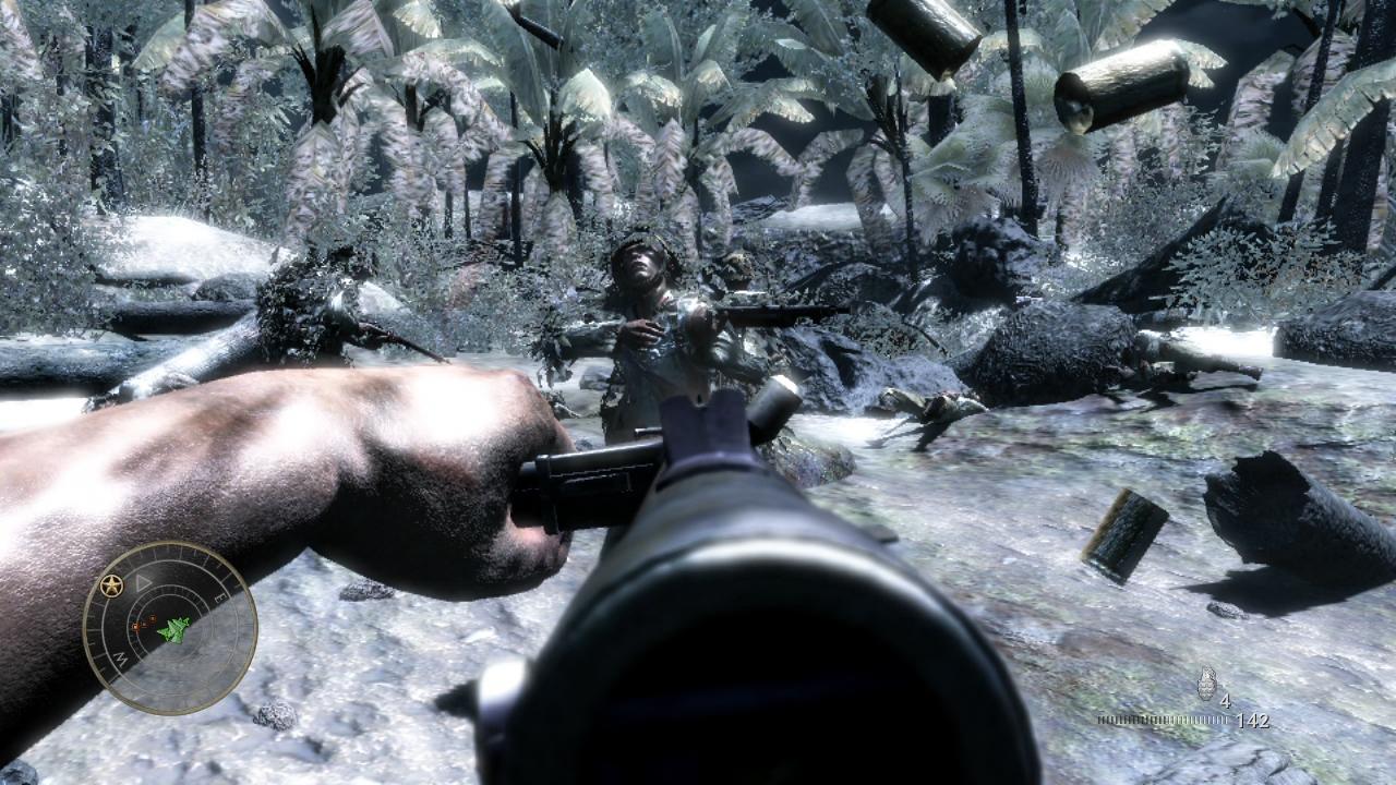 [10/12/2008] Call of Duty 5 - Dauerfeuer: Unter dem Strich ist World at War nichts anderes als eine extrem gut inszenierte Schießbude. (BILD:play³)