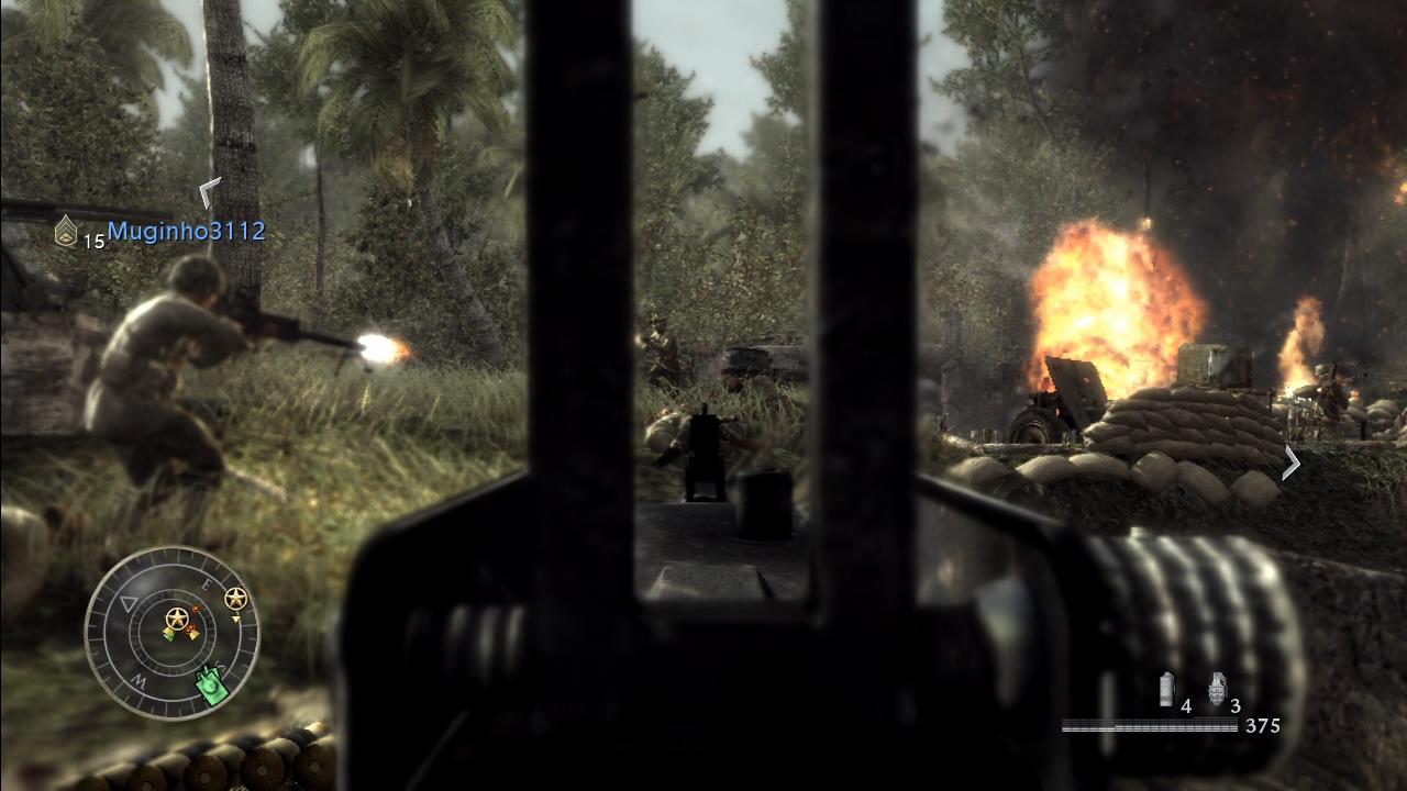 [10/12/2008] Call of Duty World at War - Schützengräben - Wir brauchen die Veteran-Achievements aus World at War. Doch in den Schützengräben machen uns die Flammenwerfer immer wieder den Garaus. 