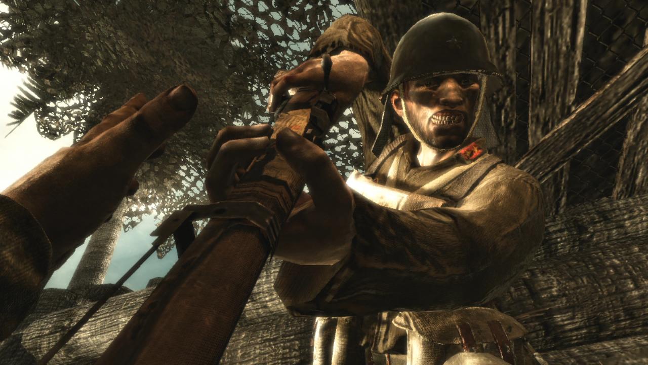 [10/12/2008] Call of Duty 5 - Böse Szene: Obwohl die deutsche Version geschnitten ist, wirken solche Szenen immer noch richtig grausam. (BILD: play³)