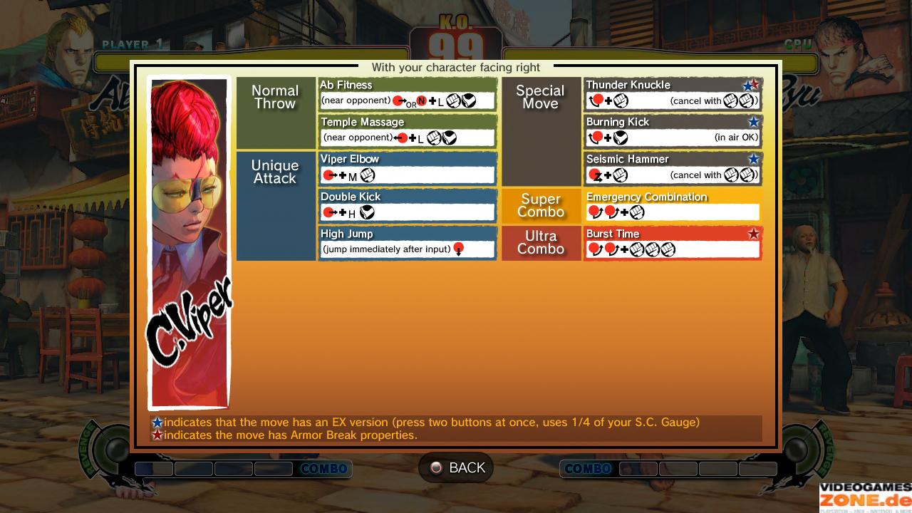 [26/02/2009] Street Fighter 4 Moves: Alle Combos von C.Viper