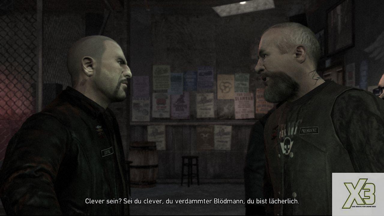 [23/02/2009] Vom ersten Moment an ist das Verhältnis zwischen Johnny (links) und seinem Boss Billy (rechts) sehr angespannt.
