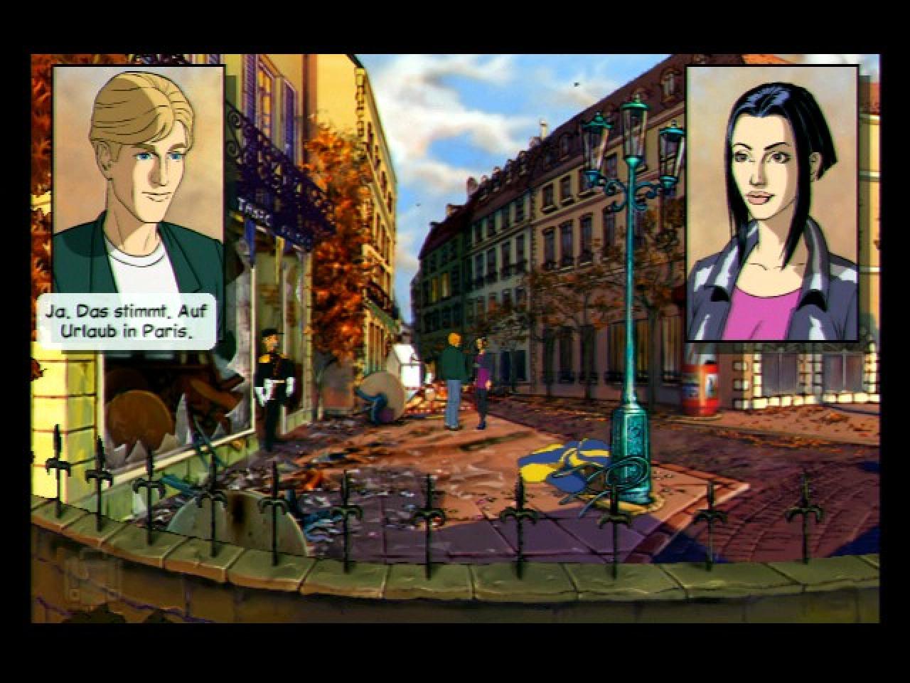 [18/03/2009] Baphomets Fluch - The Director's Cut (Wii) - DIE STADT DER LIEBE Während die Originalfassung des Spiels an dieser Stelle beginnt, habt ihr auf der Wii an dieser Stelle schon einiges hinter euch.