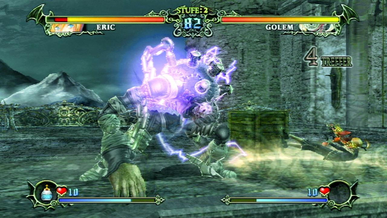 [16/03/2009] Castlevania Judgment - KAMPFMASCHINE Der Golem ist der größte spielbare Kämpfer.