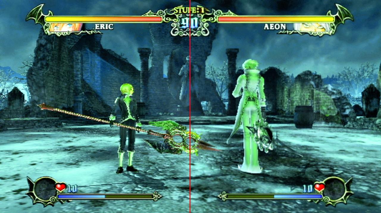 [16/03/2009] Castlevania Judgment - NOTLÖSUNG Wenn euch die flimmernde Grafik nervt, könnt ihr eine verwaschene Darstellung wählen.