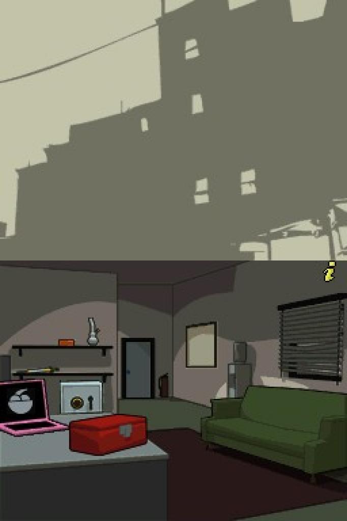 [20/03/2009] Home, sweet Home. In eurem Versteck könnt ihr abspeichern, Drogen lagern, im Netz surfen(!) und bereits gespielte Missionen wiederholen.