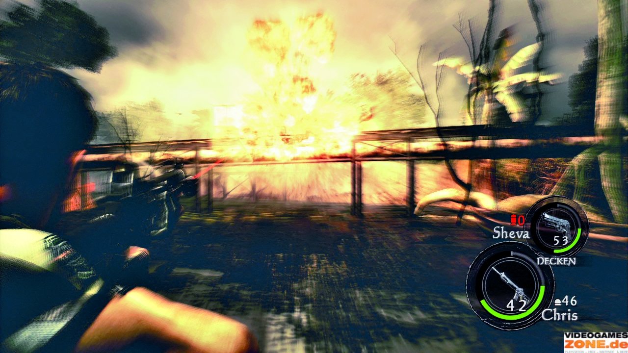 [09/03/2009] Resident Evil 5 - Wenn in Resident Evil 5 etwas in die Luft geht, dann mit ordentlich Wumms.