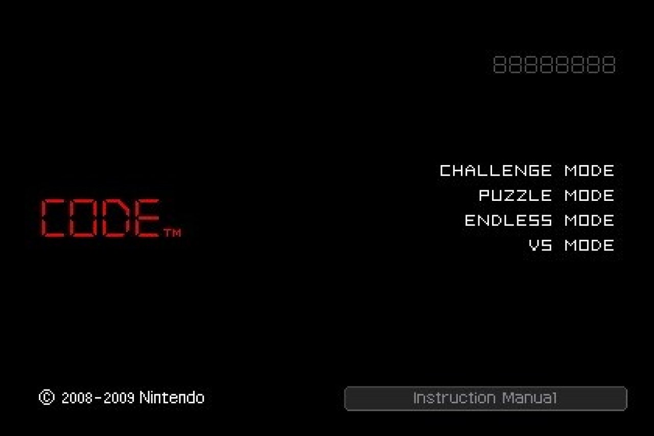 [15/04/2009] DSiWare: Art Style Code (1)