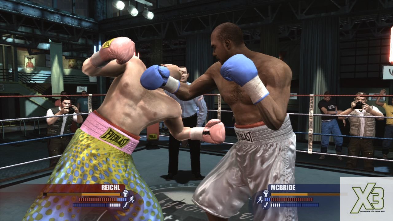[03/04/2009] Xbox 360 - Don King Boxing - Der Controller reagiert nicht auf unseren Befehl und wir kassieren einen Treffer.
