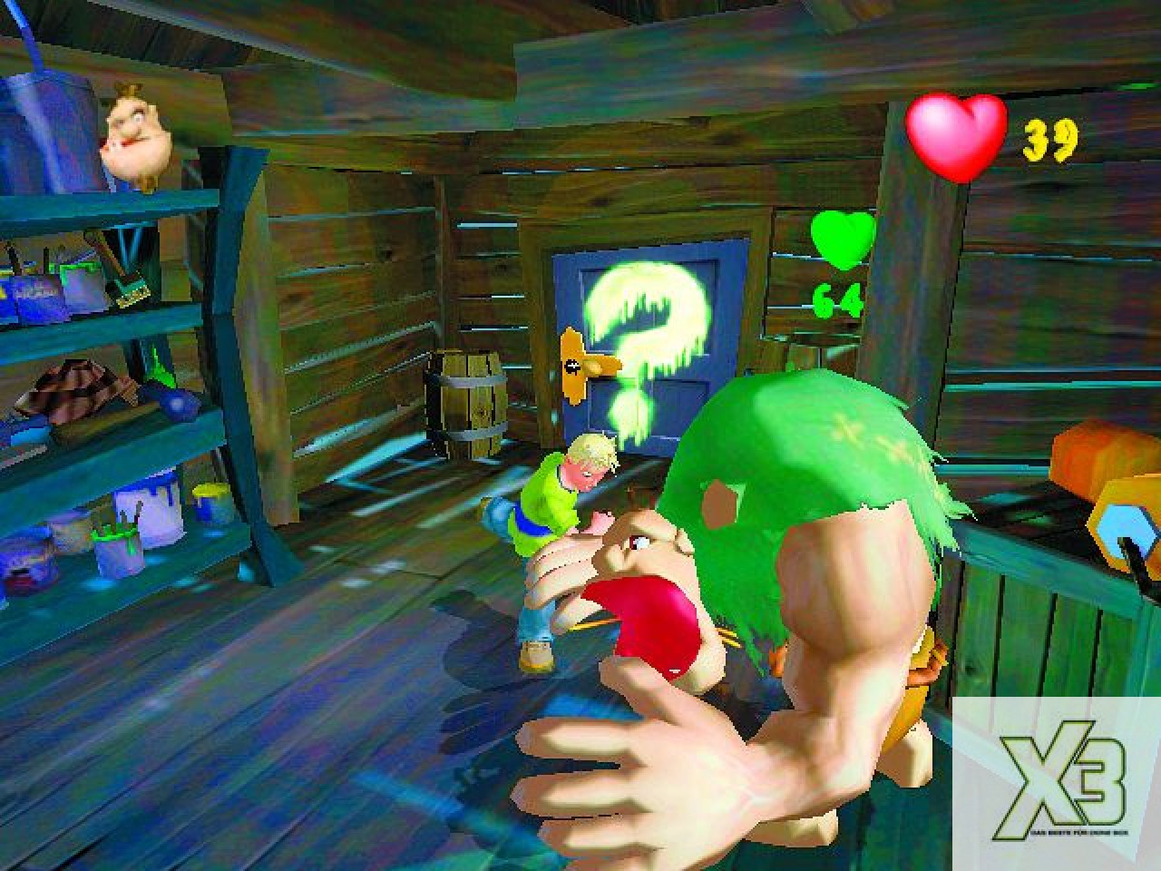 [07/04/2009] Xbox 360 - Grabbed by the Ghoulies - Dieser Troll gehört zu den größeren Gegnern im Spiel.