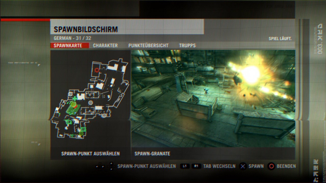 [01/04/2009] Der Taktiker kann Spawn-Granaten verteilen, die als zusätzlicher Wiedereinstiegspunkt dienen. 